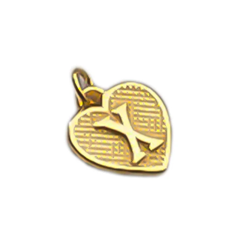 TrustDavis Real 925 Sterling Silver Name Necklace 26 Heart DIY Accessories Pendant for Women Wedding Clavicle Jewelry DZ1795