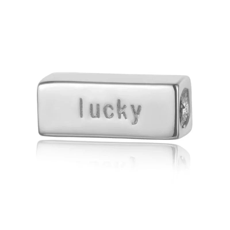 Cuboid Lucky Charms Beads Handmade Accessories HY058