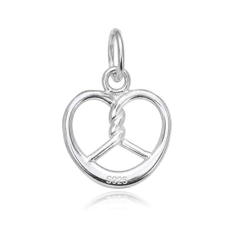 Cute Pretzel Croissant Waffle Pendant DZ1934
