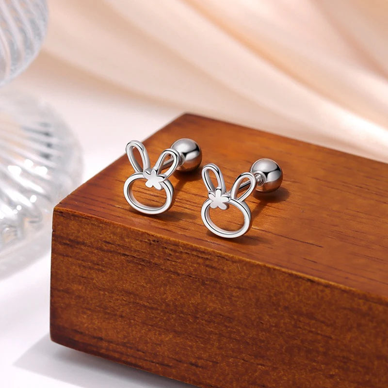 Fashion Rabbit Screw Earrings DS4671