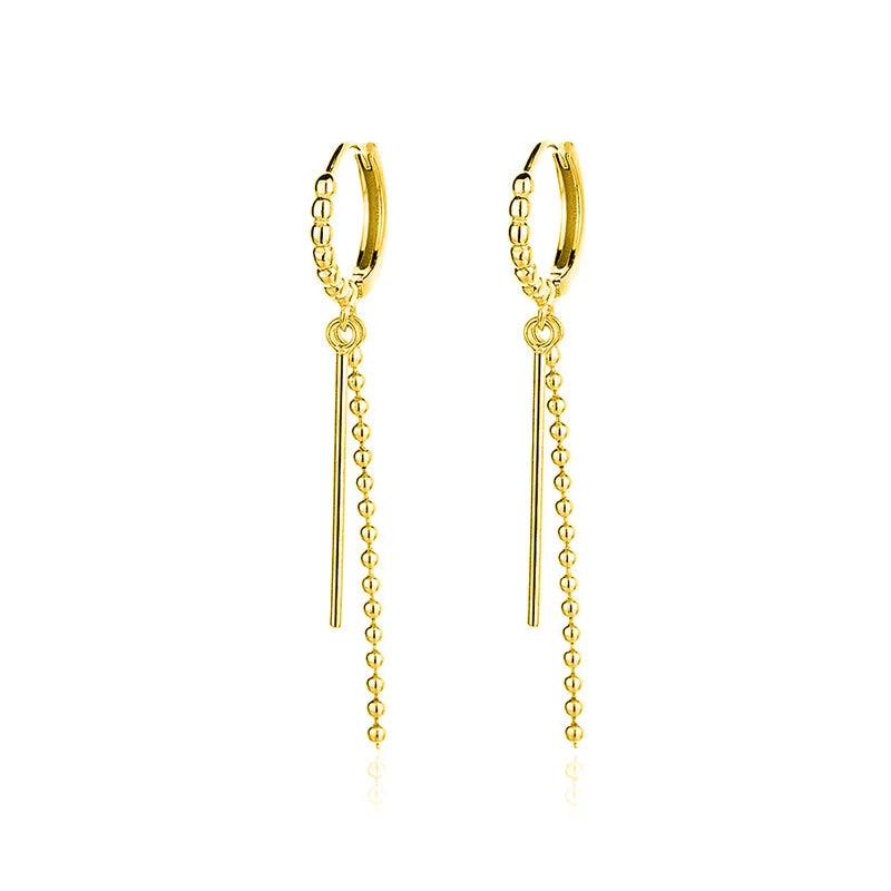 Fashion Delicate Tassel Hoop Earrings DA1974