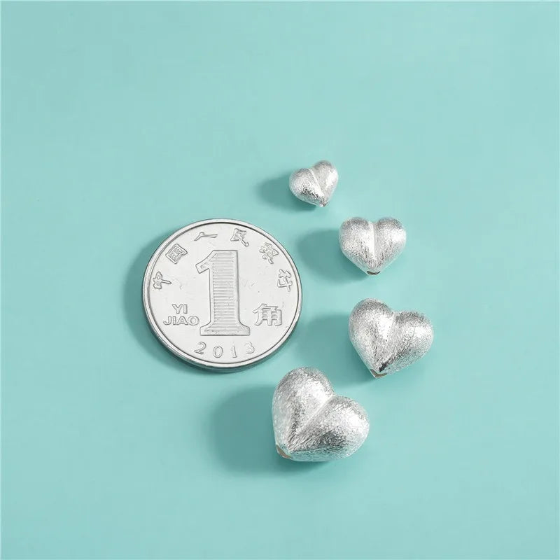 Bracelet Necklace Fashion Glossy Heart Separator Beads DZ1791