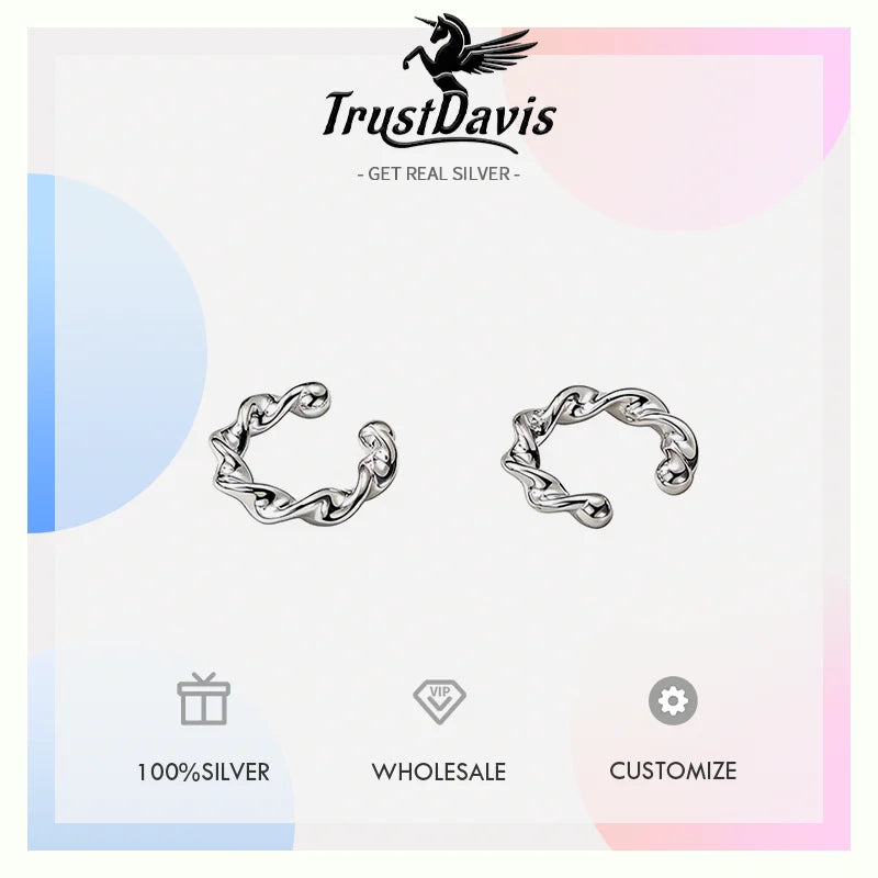 Twisted Clip Earrings DS4790