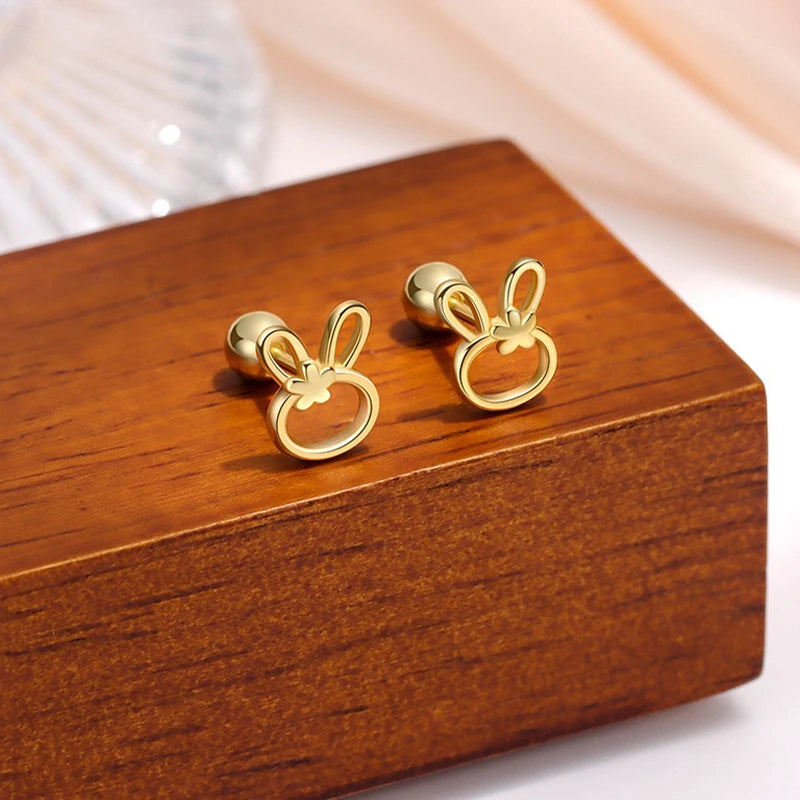 Fashion Rabbit Screw Earrings DS4671