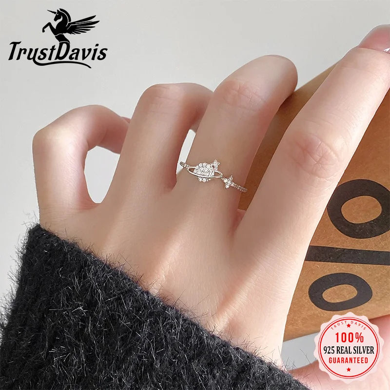 Planet Zircon Open Ring DS4794