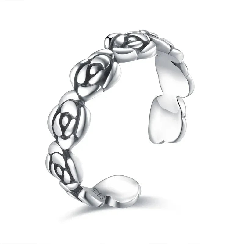 TrustDavis Real 925 Sterling Silver Fashion Knuckle Ring Tail Ring Foot Ring For Women Wedding Party Fine S925 Jewelry DA1947