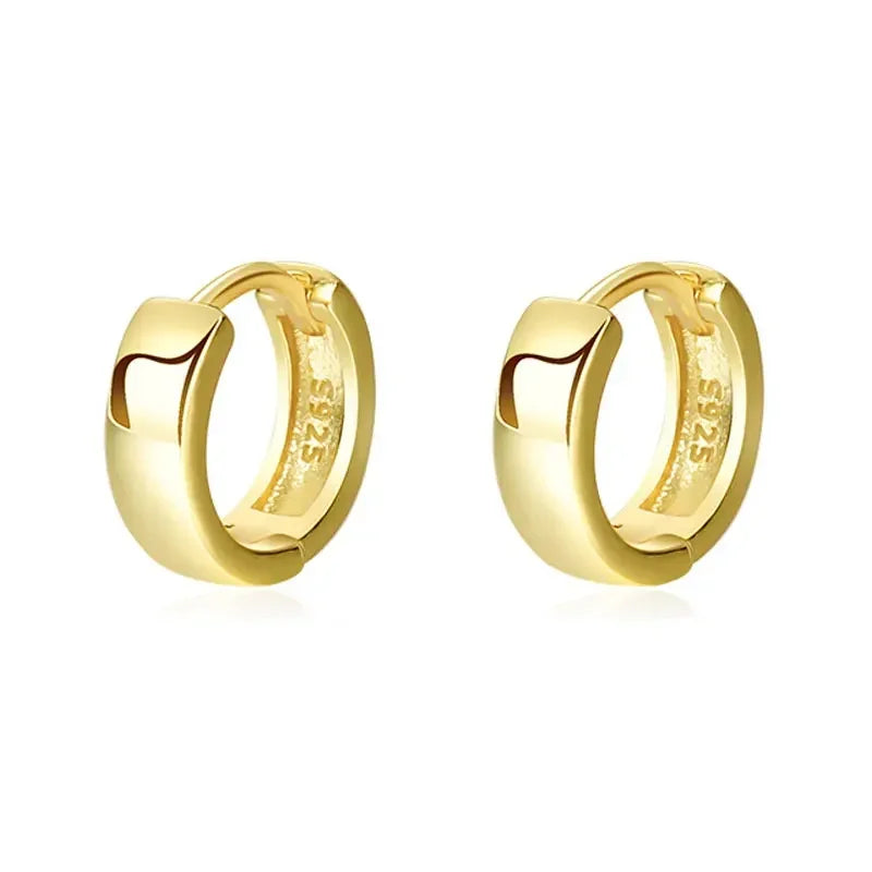 18K Gold Mini Hoop Earring LB132