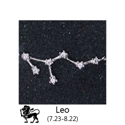 12 Constellation Bracelet Bangle Women Wedding Jewelry DA433