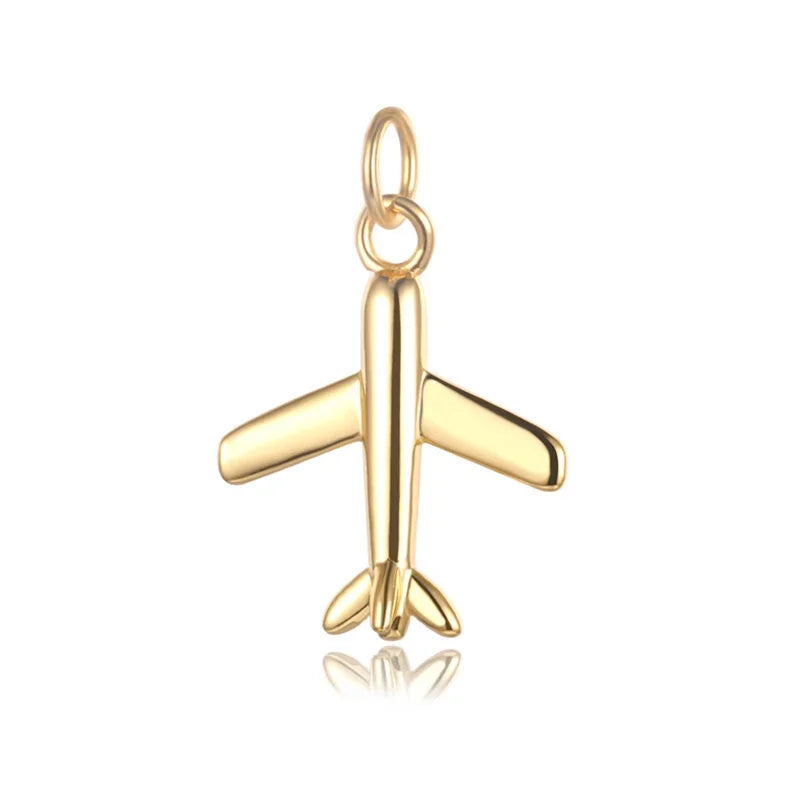Plane Aircraft Charm Pendant Handmade DIY Accessories HY134