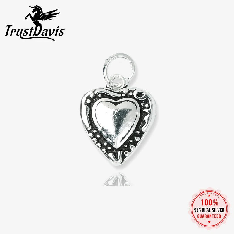 Heart Charm Pendant Handmade DIY Accessories Jewelry DZ1638
