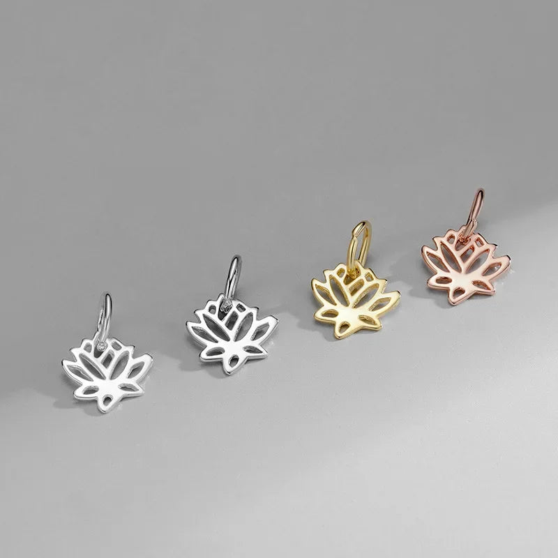 Hollow Flower Charm Pendant Handmade DH0034