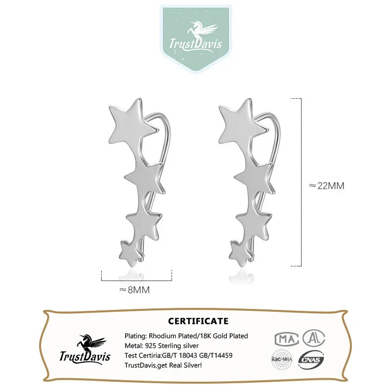 Stars Stud Earrings DA478