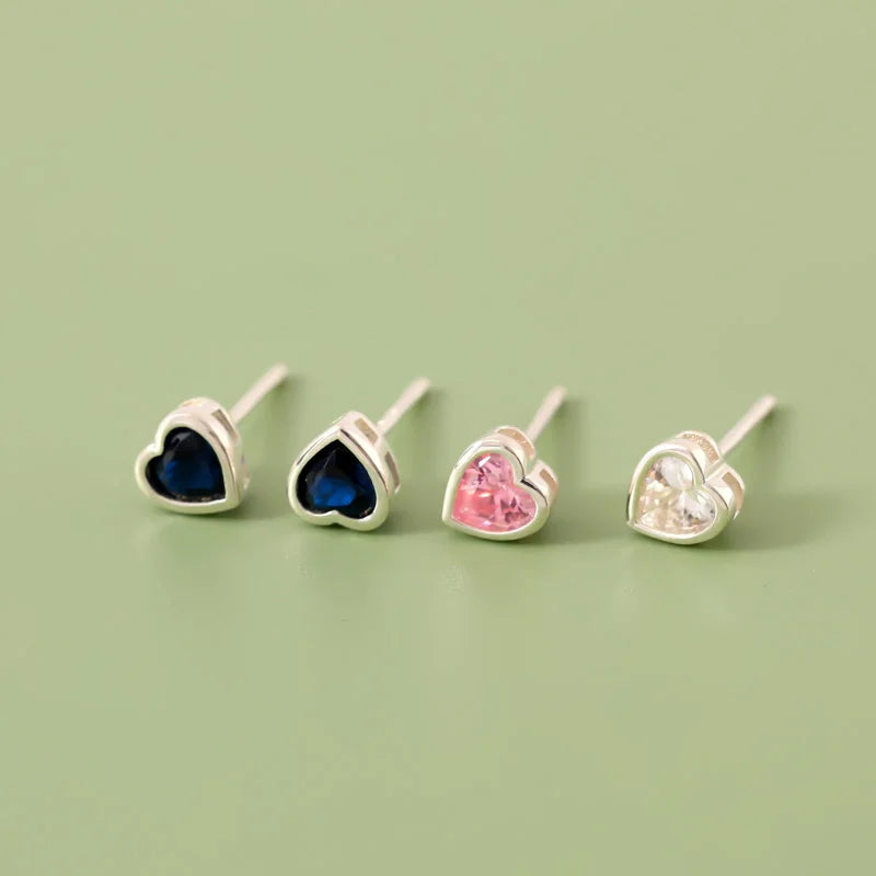 Romantic Heart Stud Earrings DE0038