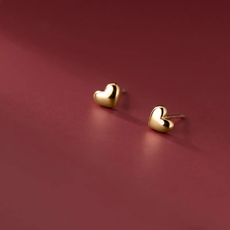 New Ellipse Charm Stud Earrings DB097