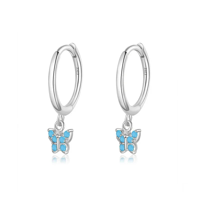 Butterfly Hoop Earrings DS3843
