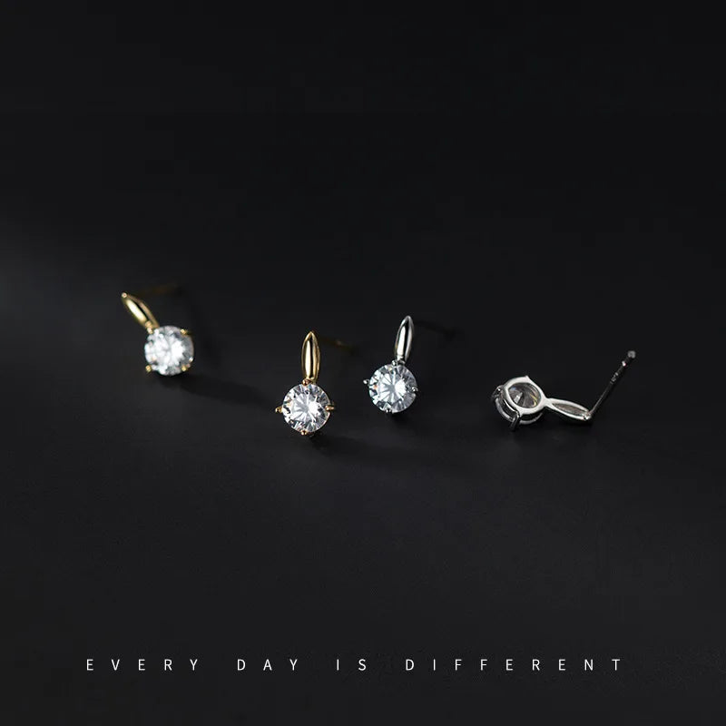 Fashion Pearl CZ Stud Earrings DA2125