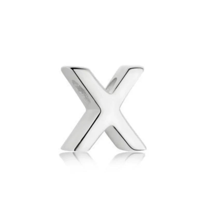 26 Letter Silver Necklace DA3148