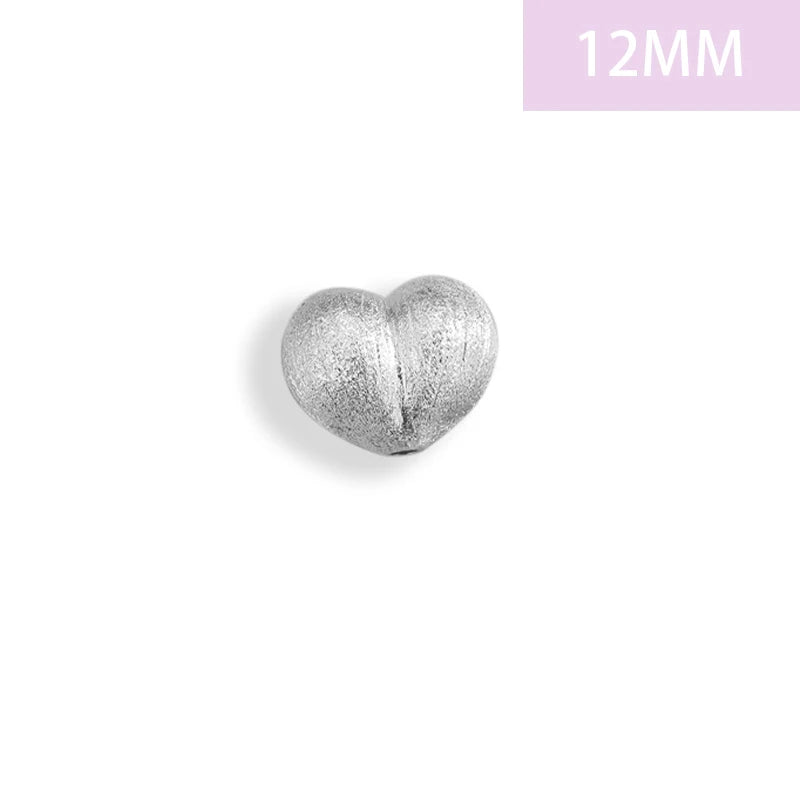 Bracelet Necklace Fashion Glossy Heart Separator Beads DZ1791