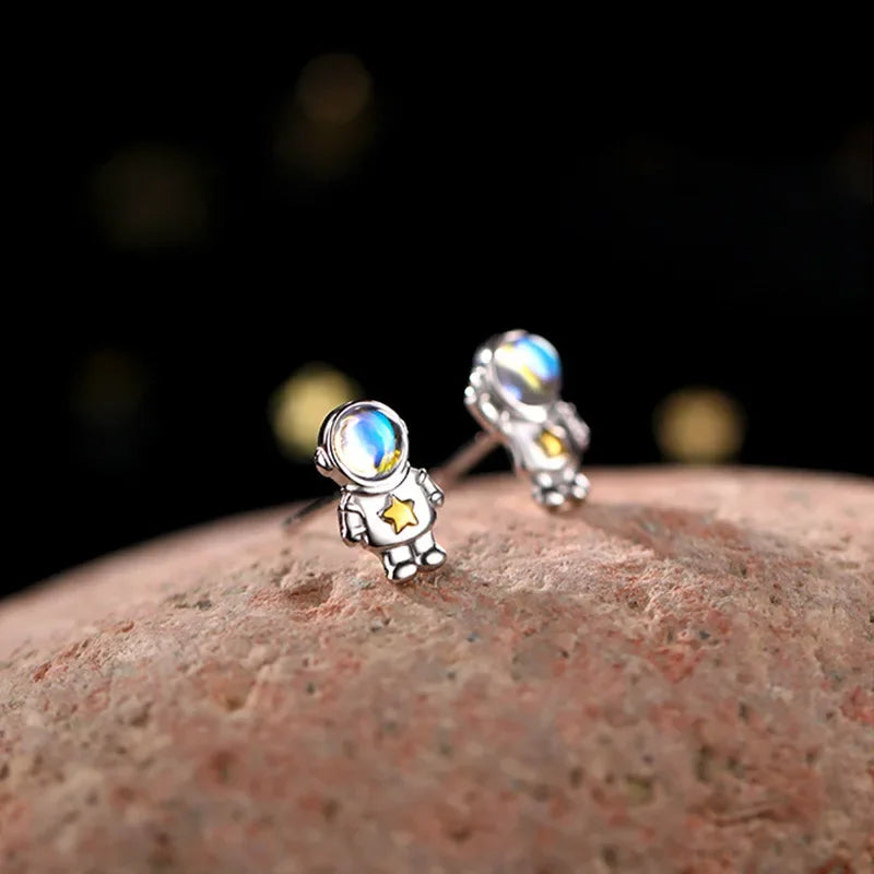 Sweet Astronauts Moonstone Stud Earring DA2568