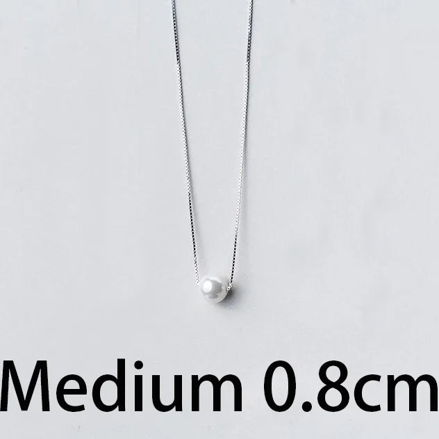 Pearl Pendant 40cm Short Necklace DA189