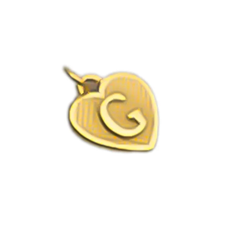 TrustDavis Real 925 Sterling Silver Name Necklace 26 Heart DIY Accessories Pendant for Women Wedding Clavicle Jewelry DZ1795