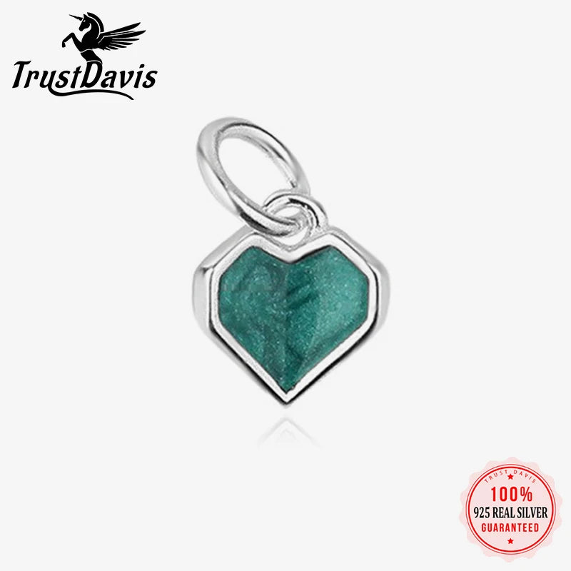 Heart Charm Pendant Handmade DIY Accessories DZ1710