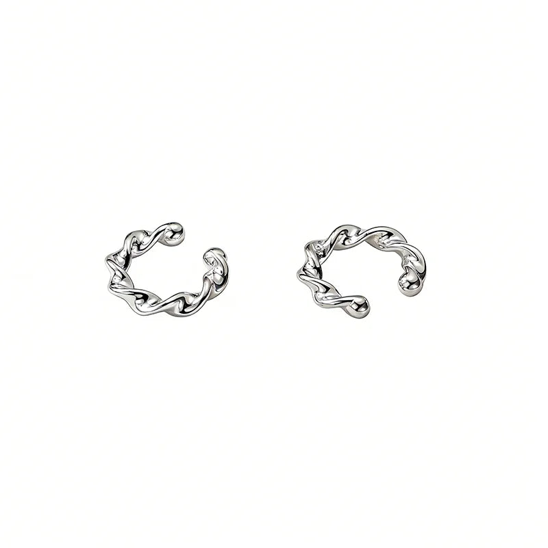 Twisted Clip Earrings DS4790