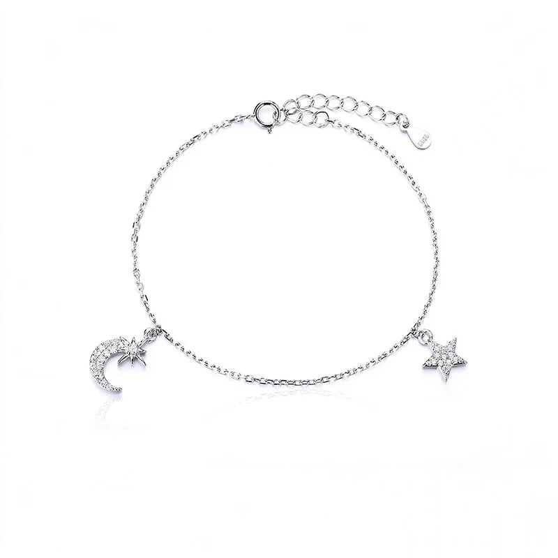 Star Moon Zirconia Bracelet DS5024