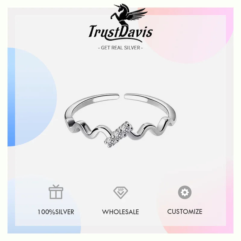 Curved Zircon Setting Ring DS4789