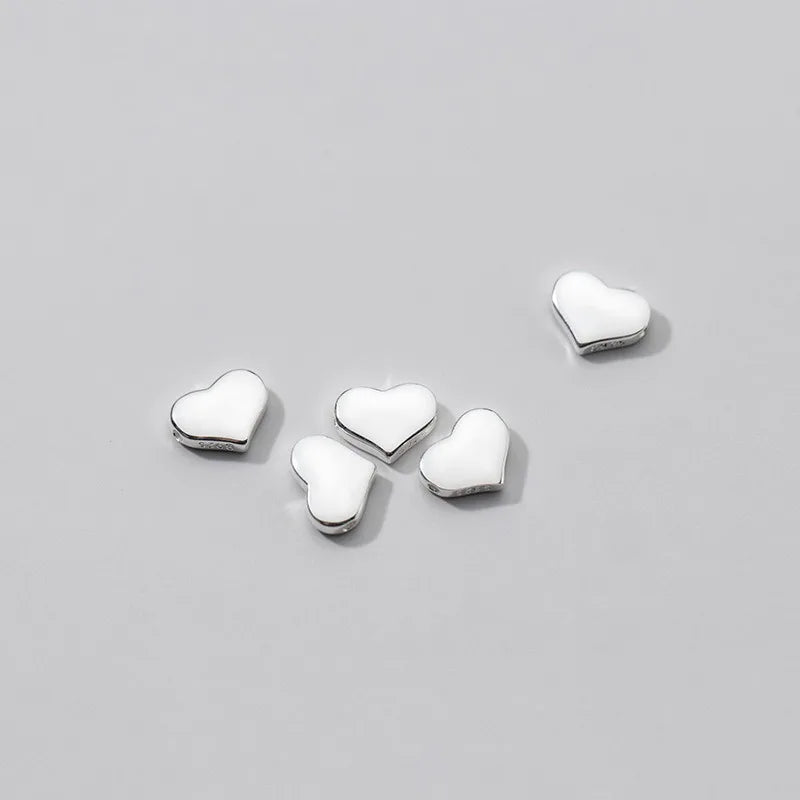 Fashion Sweet Heart Glossy Beads DZ1770