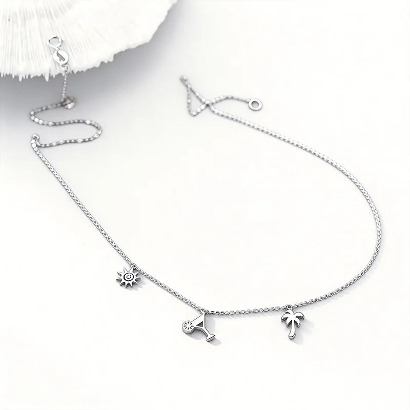 Sunmer Silver Necklace DS4864