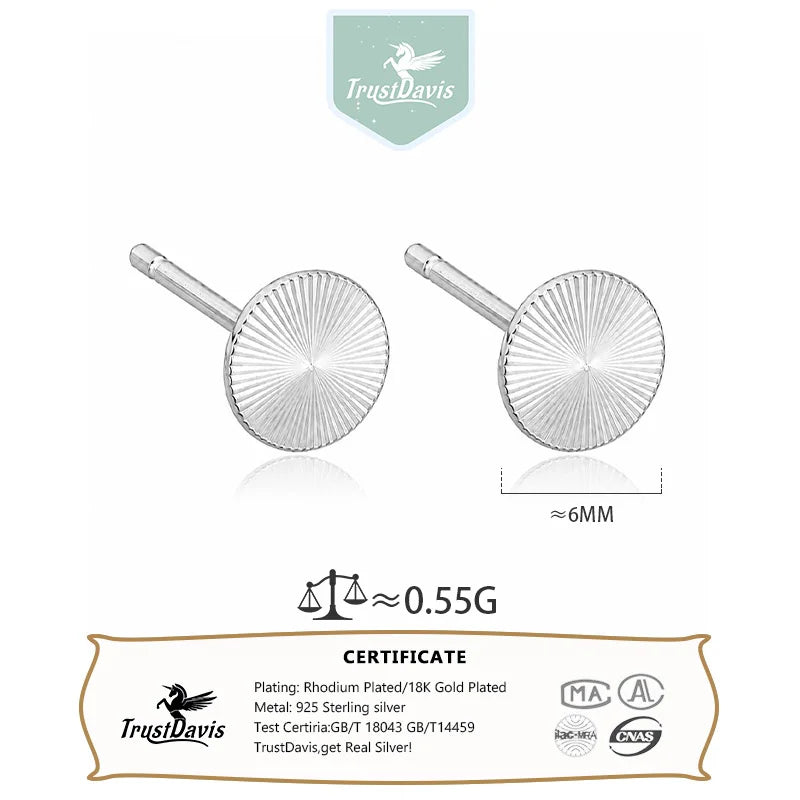 Fashion and Exquisite Round Stud Earrings DS4943