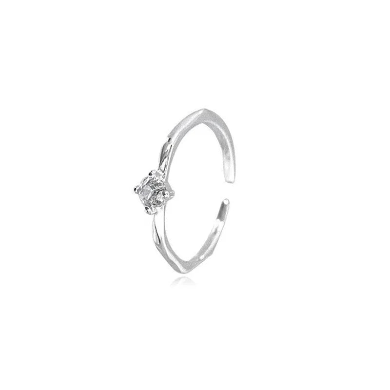 Fashion and Simple Zircon Open Ring DS4759