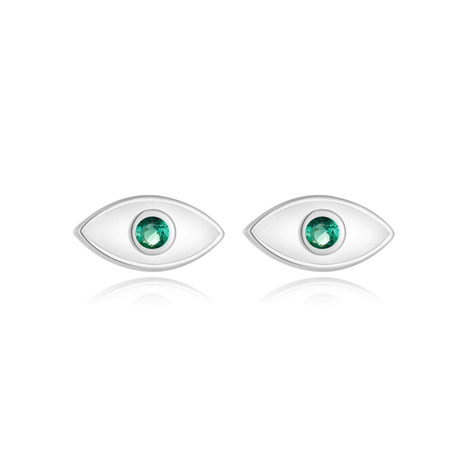 TrustDavis Real 925 Sterling Silver  fashion fine small eyes Stud Earrings for Women  Minimalist Jewelry DA3236