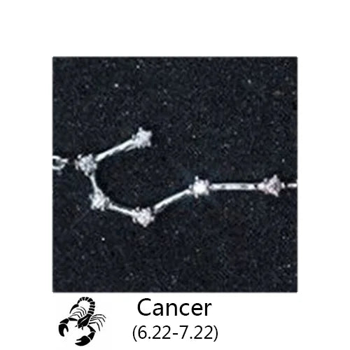 12 Constellation Bracelet Bangle Women Wedding Jewelry DA433