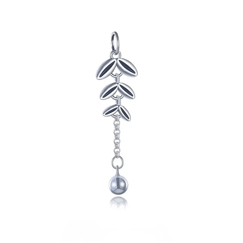 Leaves Tassel Chain Pendant  HY510