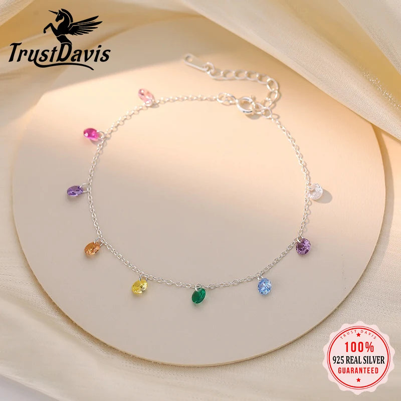 Colored Zircon Bracelet  DS4853
