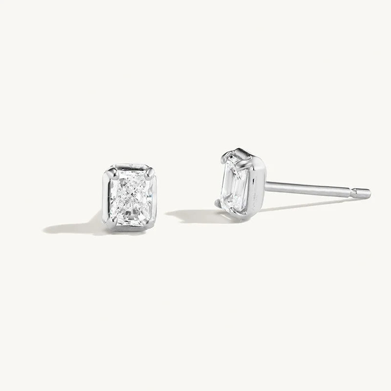 Square Zircon Stud Earrings DS4800
