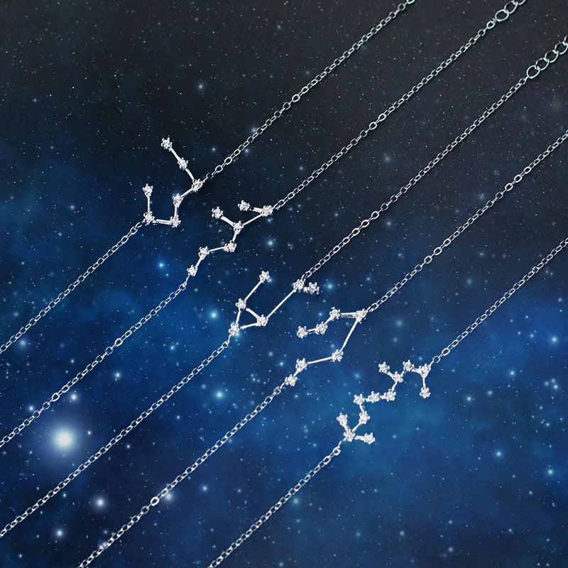 12 Constellation Bracelet Bangle Women Wedding Jewelry DA433