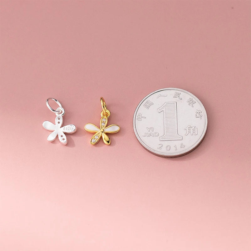 Sweet Five-petal Flower Pendant DZ1808