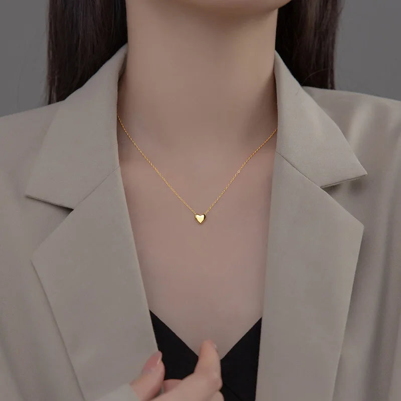 Necklace Butterfly Heart Pendant DS4036