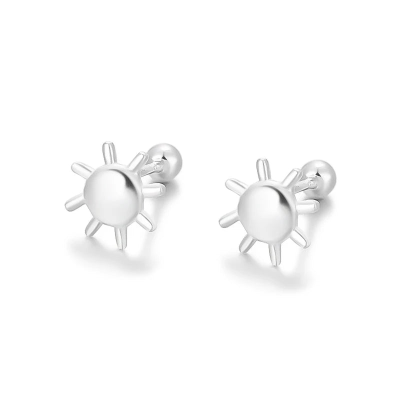 Women Minimalist Weather Screw Stud Earrings DS4645