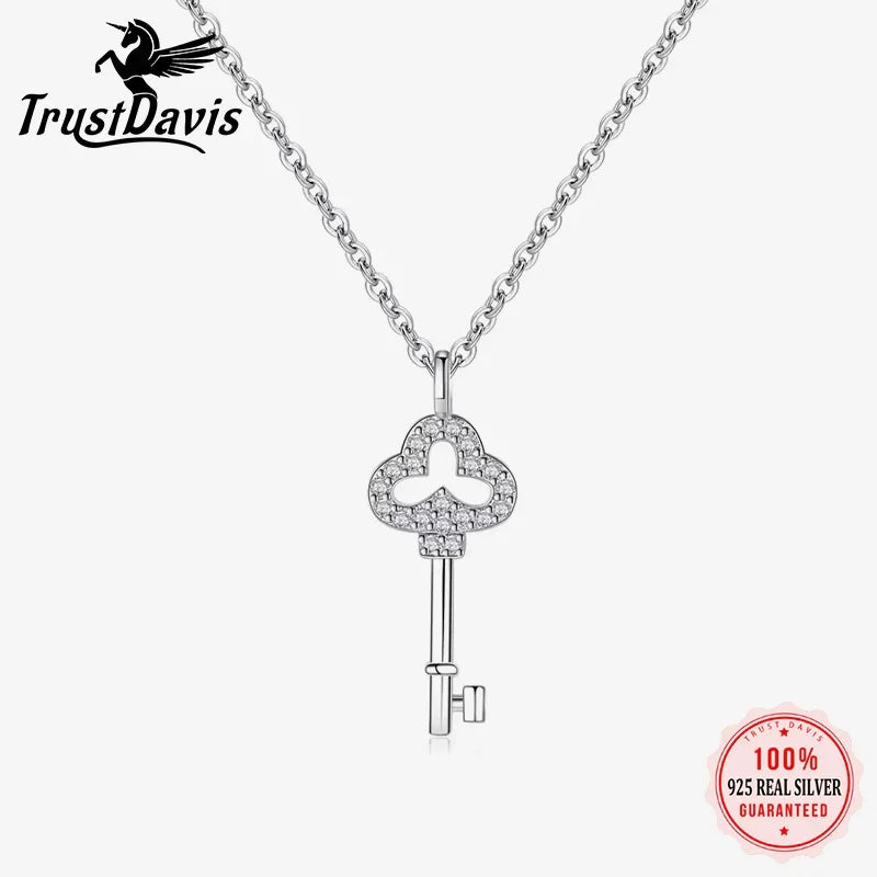 Clavicle Necklaces Minimalist Key DS4085