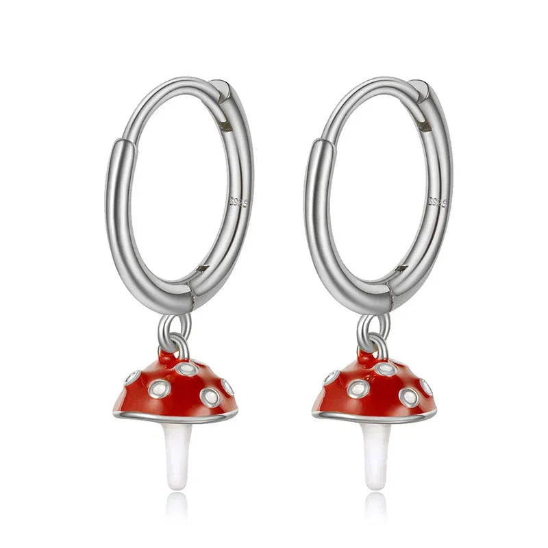 Vintage Mushroom Stud Earring LB597