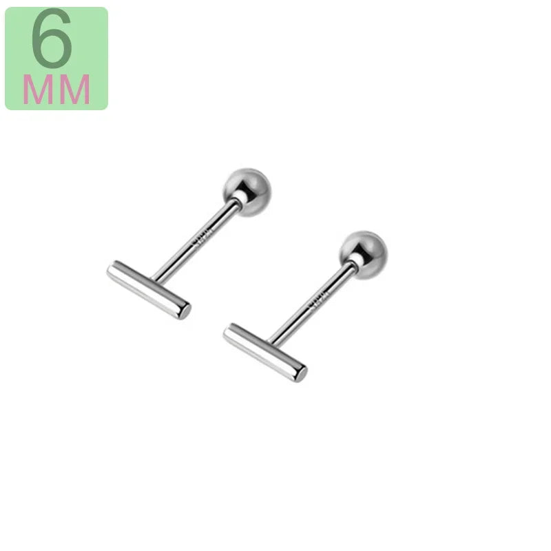 Minimalist Sticks Ch Raube Charm Ear Studs DA2103