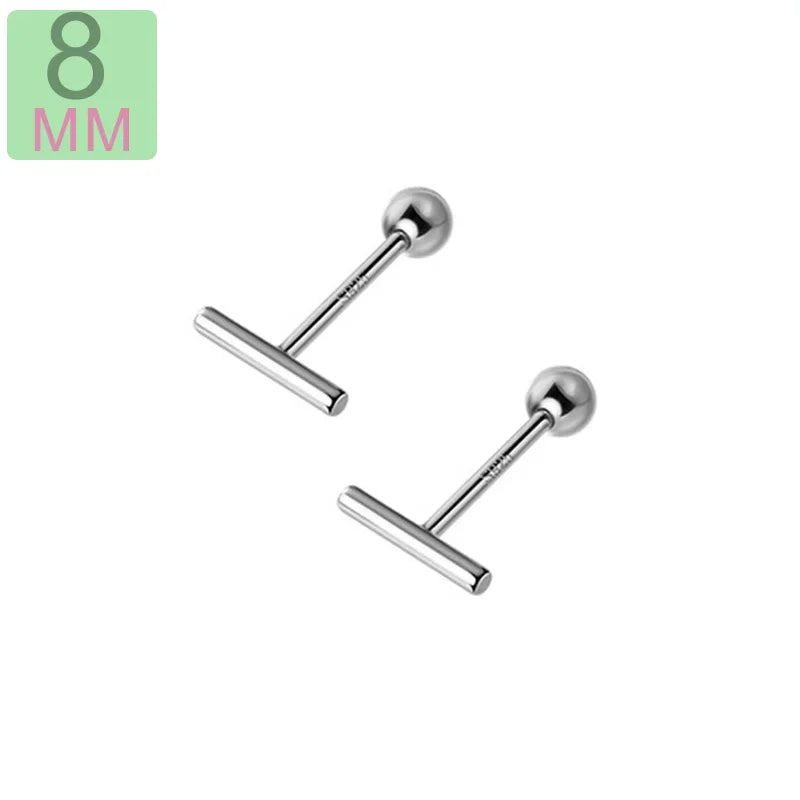 Minimalist Sticks Ch Raube Charm Ear Studs DA2103