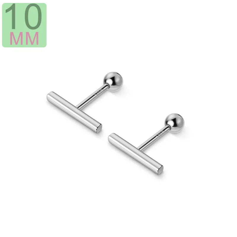 Minimalist Sticks Ch Raube Charm Ear Studs DA2103