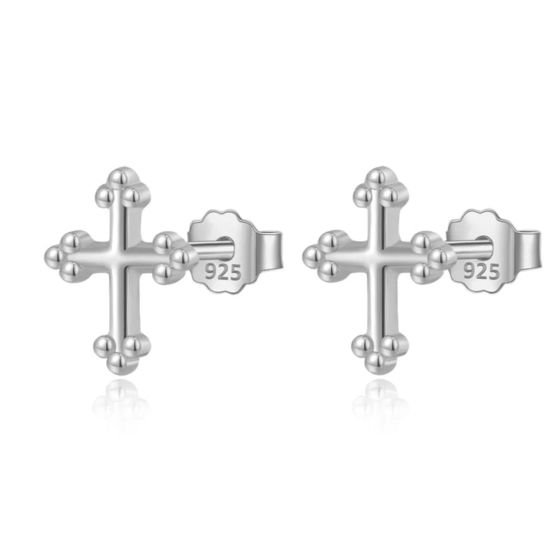 Tiny Cross Stud Earrings DS4292