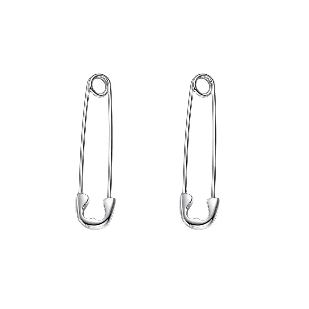 1Pair Paper Clip Shape Ear Buckle Earring DA381