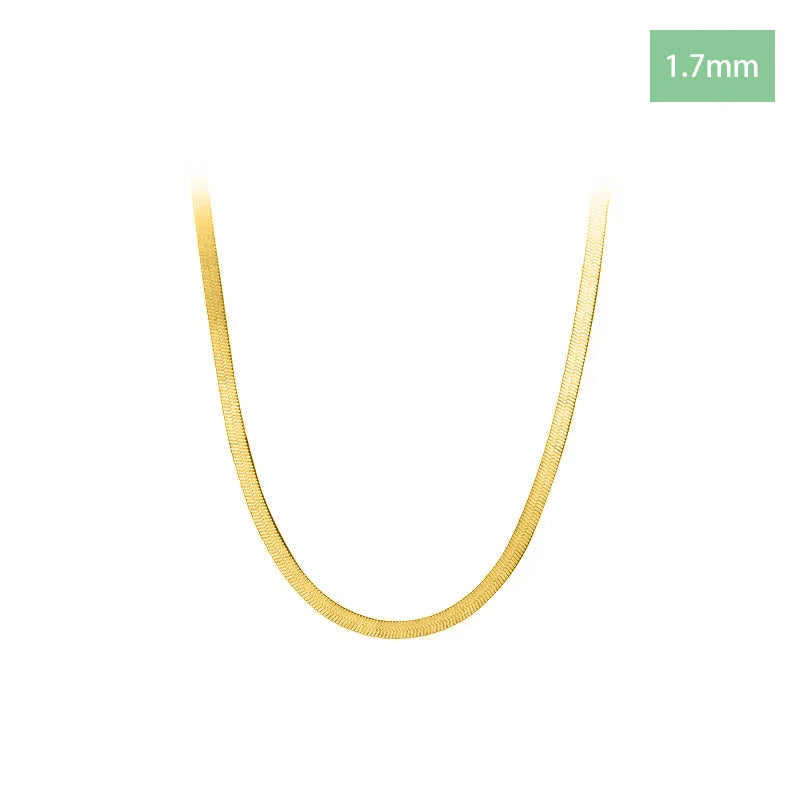 Simple Snake Chain Clavicle Charming Necklace DB1268